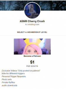 "Support ASMR Artists"