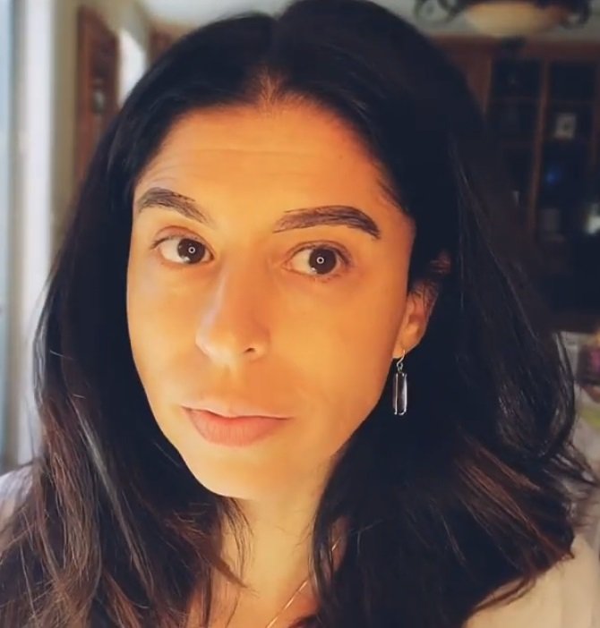 "Asmr Cosmos with Christine" with black hair.