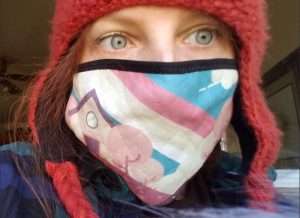 "error asmr" wearing a face mask