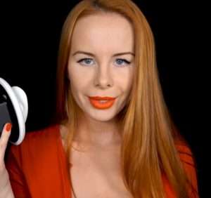 "Nina Swan Asmr" in a red outfit