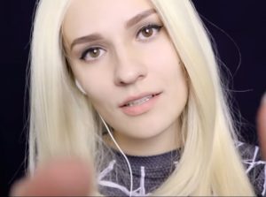 "Sirius Eyes Asmr" a stunning blonde Russian artist that does Asmr.