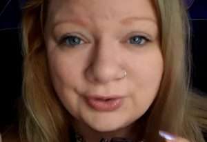 "Stella Tingles ASMR" face selfie