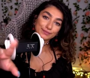"ASMR Vampire Role Plays" ASMR Leedah in a black dress