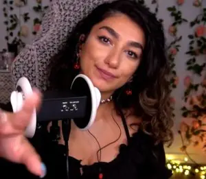 "ASMR Vampire Role Plays" ASMR Leedah in a black dress