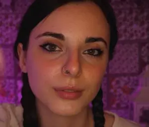"Katie ASMR" face selfie very sweet person