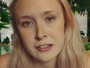 "Black Cat Aura ASMR" a wonderful ASMR artist with Blonde hair.