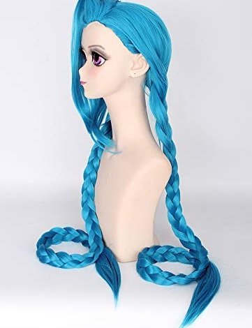 "JInx ASMR Roleplay" Wig for Cosplay 2022