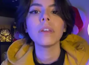 "Luna Bloom ASMR" with dark hair