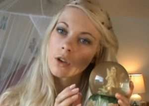 "Shiver Me Tingles ASMR" with blonde hair