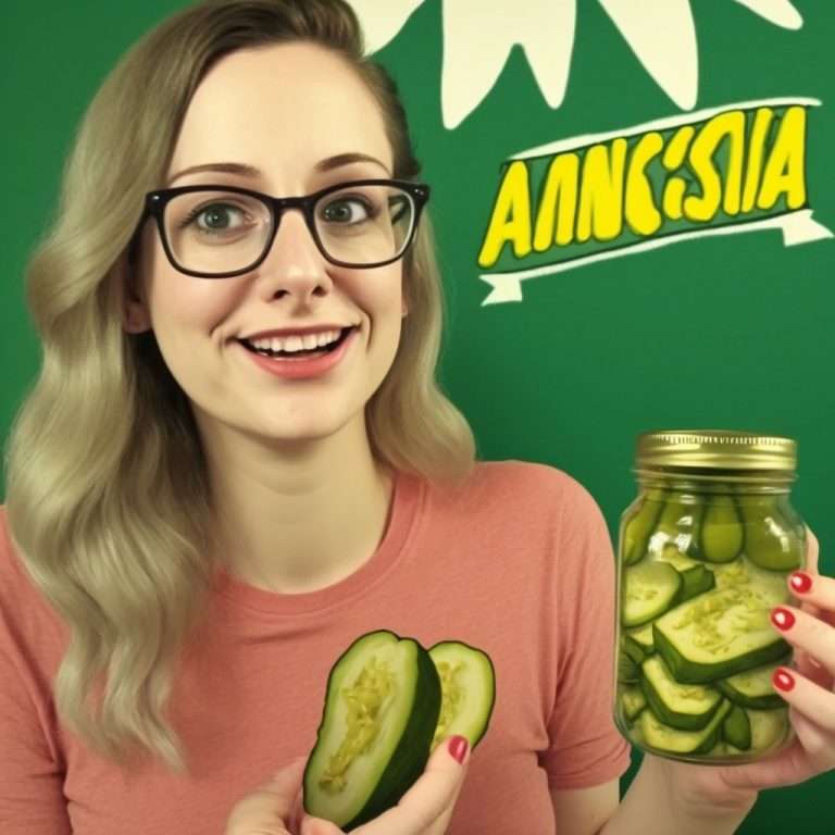 "ASMR Eating Pickles" blonde eating pickles ASMR