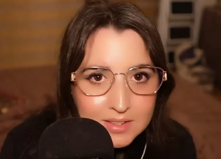 aareni asmr creator softly speaking with elegant features reminiscent of movie stars