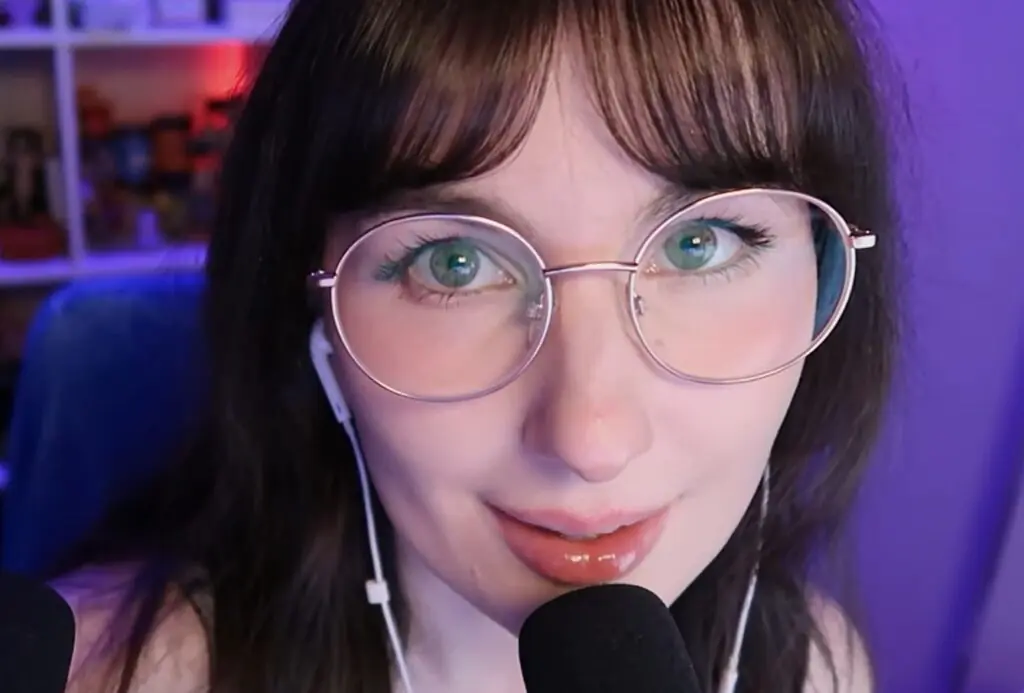 Amiipie is a dark haired asmr artist giving personal attention asmr