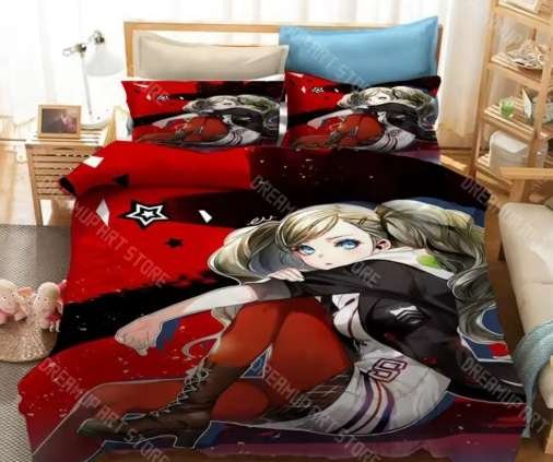 Persona 5 Ann Bedding Set - Persona 5X Bedroom
