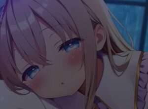 Macoto ASMR VTuber character with pink hair and headphones