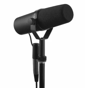 Shure SM7b Microphone in Black used for ASMR