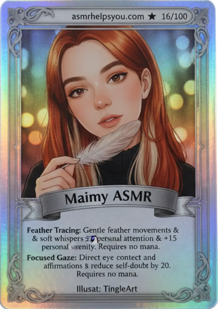 MaimyNyan ASMR - ASMR Trading Cards - Rarity: Rare - Card #16 out of 100