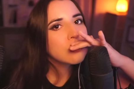 aareni asmr channel showcasing sweet woman with graceful expressions and calm presence