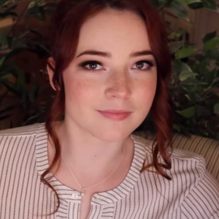 Goodnight Moon Asmr "Goodnight Moon Asmr" with red hair and a top.