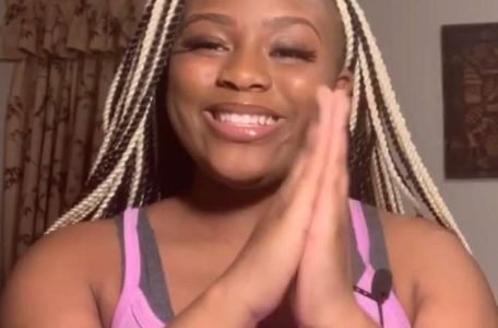 “Jay’s Asmr” "Jay's Asmr" in a pink tank top with braided hair