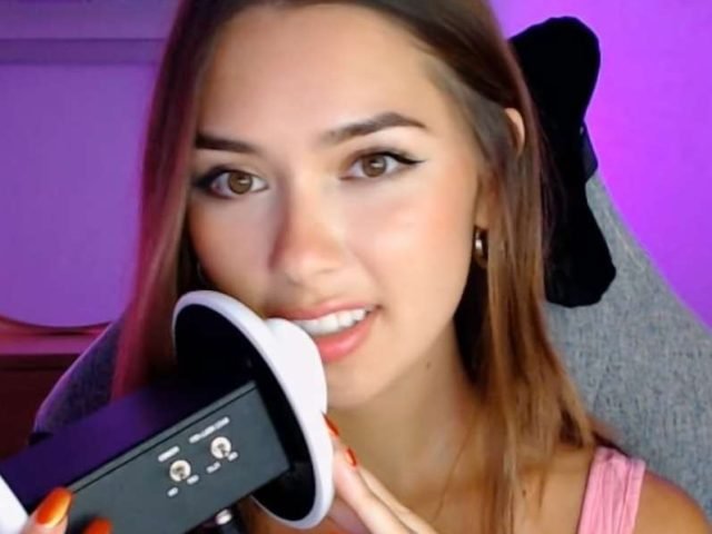 Kailey Mae ASMR "Kailey Mae ASMR" wearing a pink top