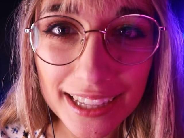 Maya ASMR "Maya ASMR" a beautiful ASMR artist with glasses